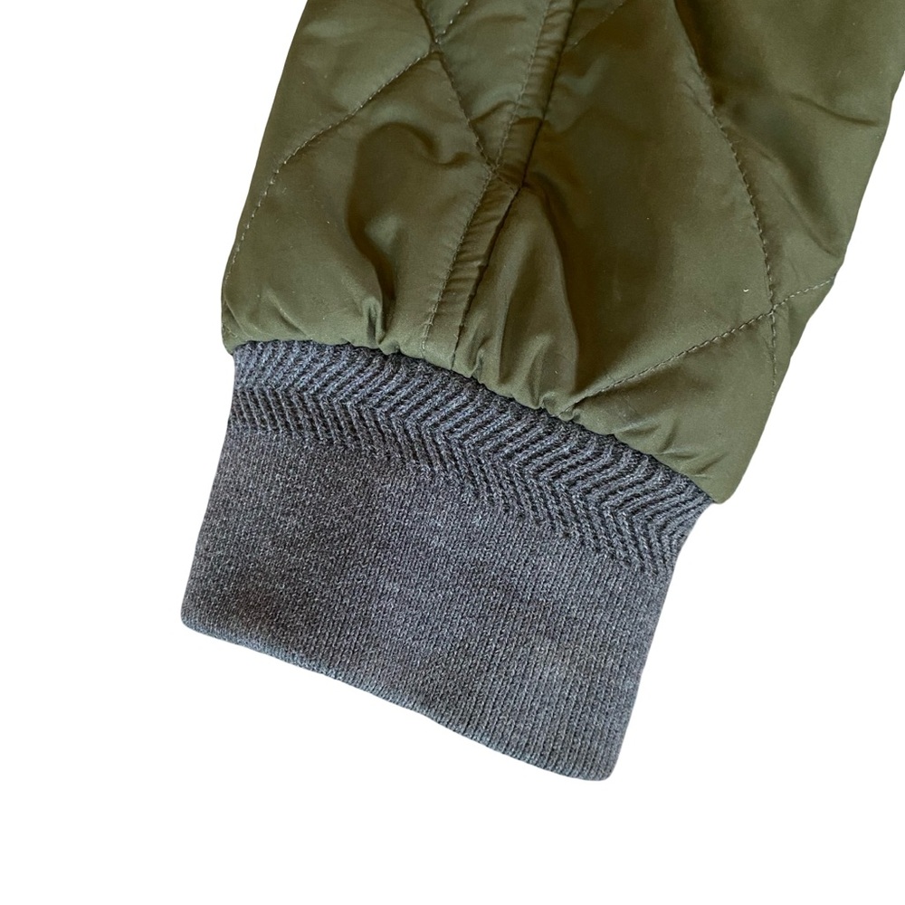 Banana Republic TALL Water Resistant Quilted Bomber Jacket - Size Medium Tall - Picture 10 of 14